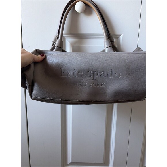 Vintage Kate Spade Stevie Leather Tote Y2K - Picture 6 of 9